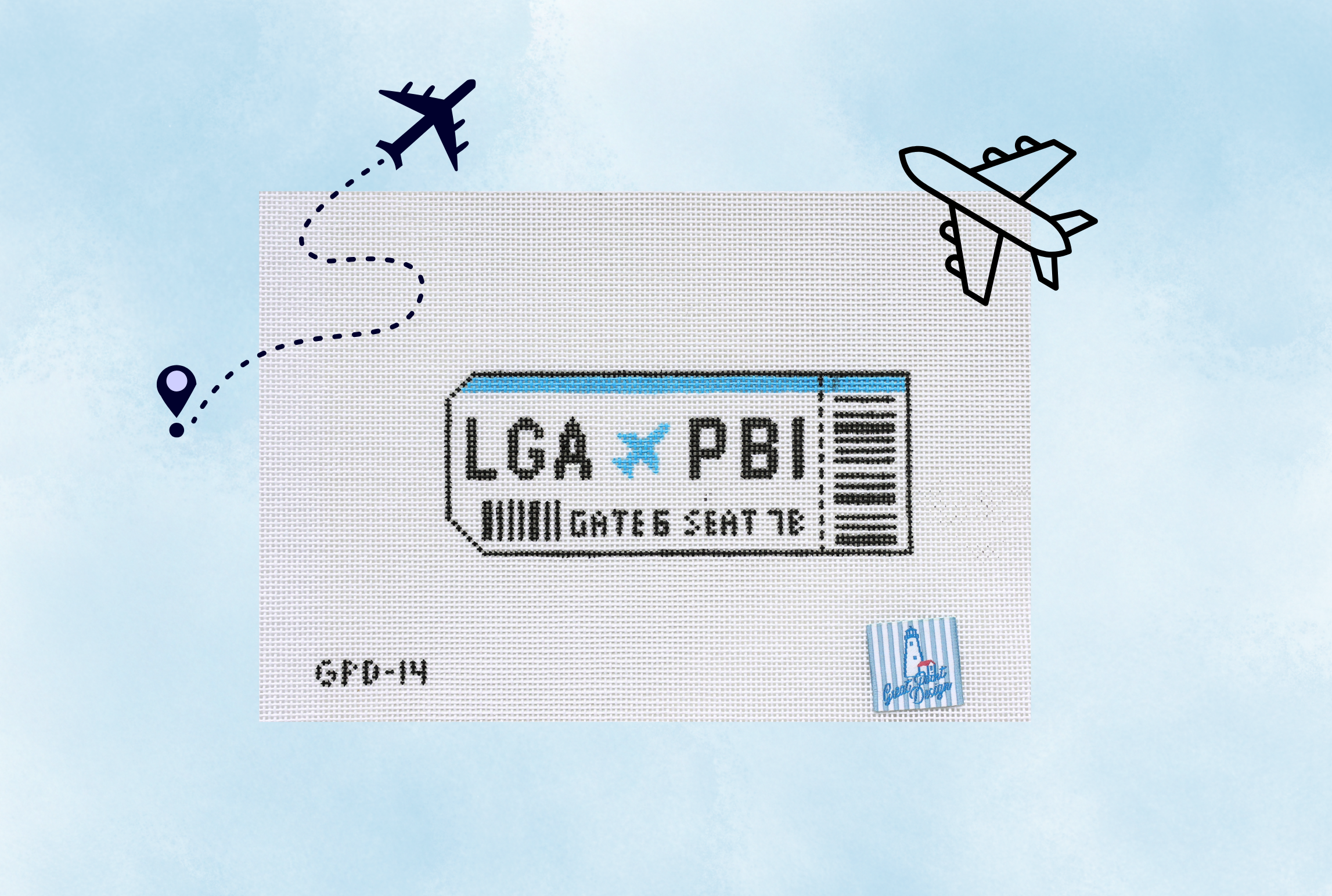 LGA - PBI Plane Ticket