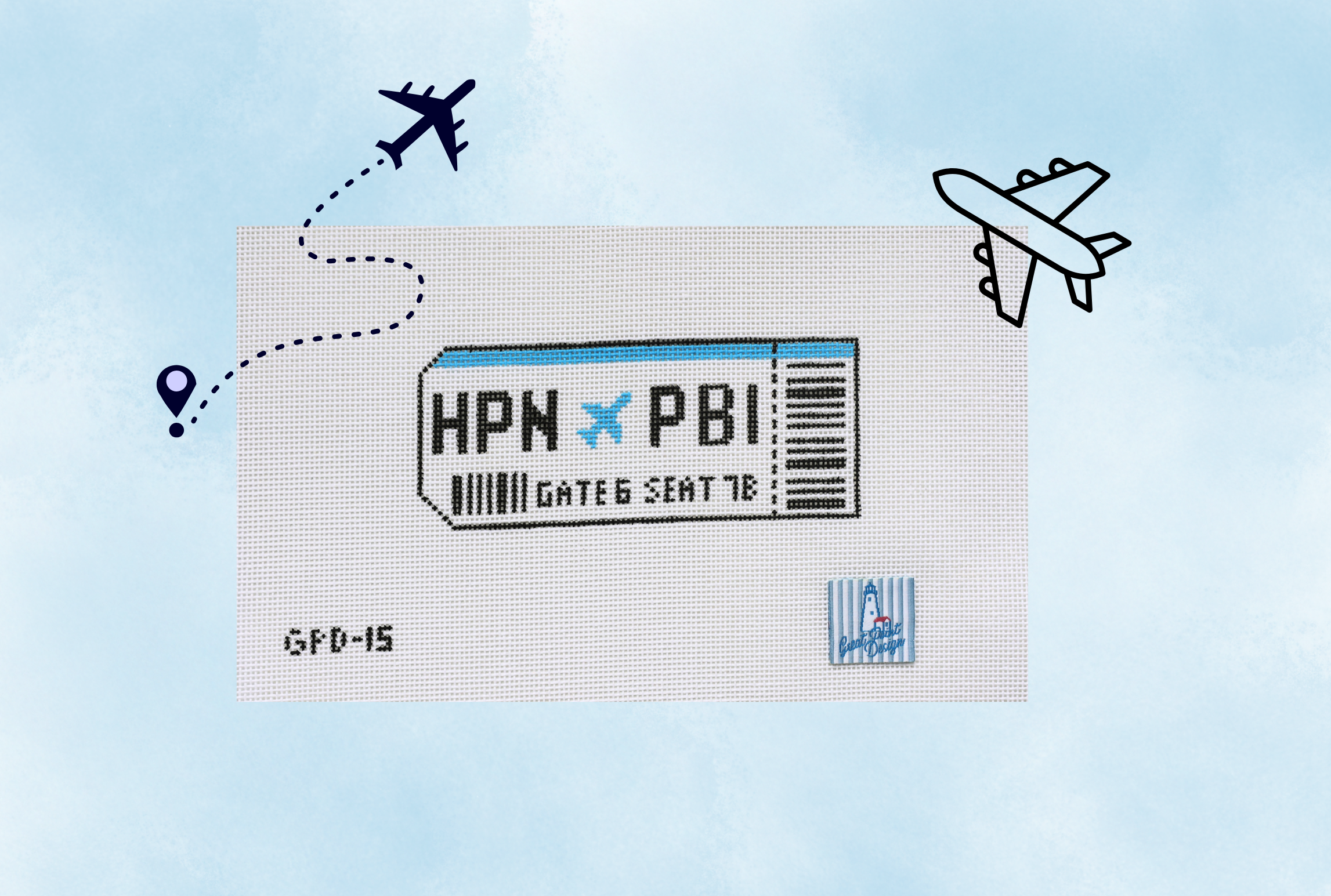 HPN - PBI Plane Ticket